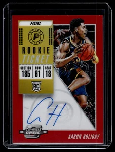 Aaron Holiday 2018 Optic Contenders Rookie Red Prizm Autograph Card /149 #109 - Picture 1 of 2