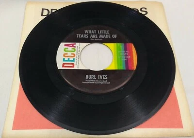 Burl Ives ‎"Pearly Shells / What Little Tears Are Made Of" 1964 31659 7" Record - Image 1 of 2