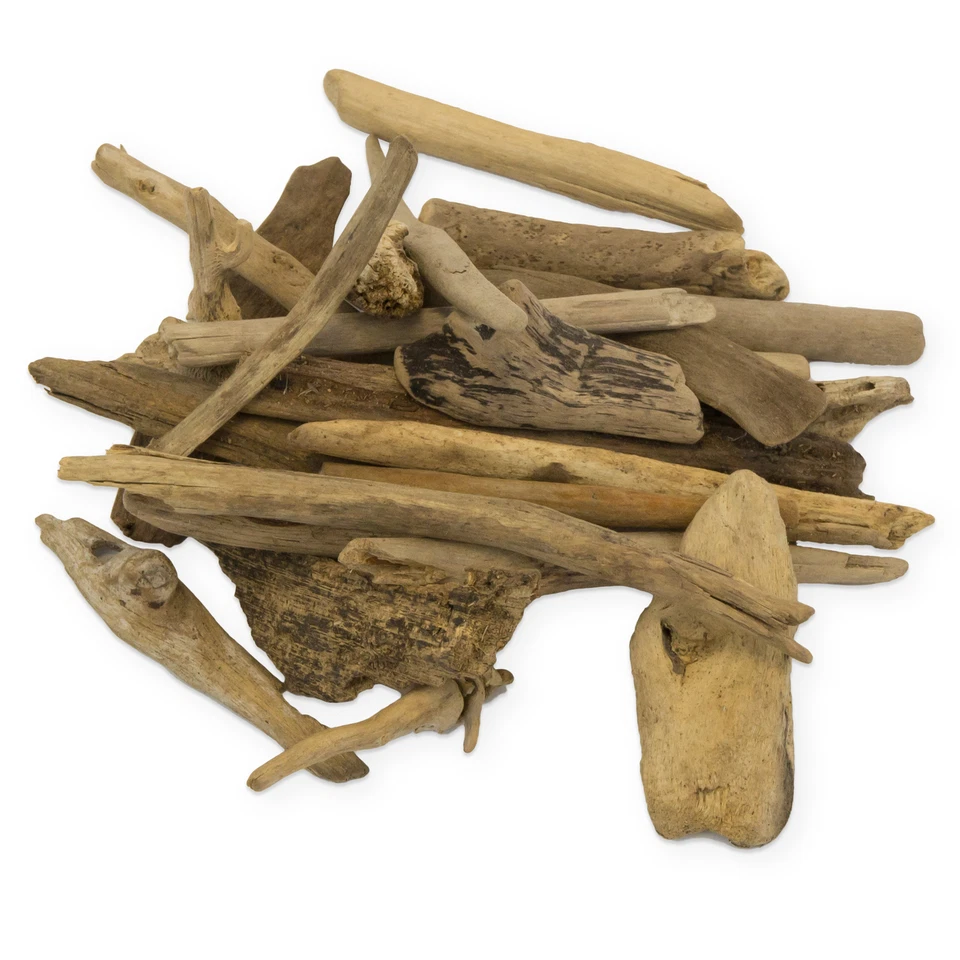 Deko Holz Treibholz im Beutel kleine Holzstücke Äste zum Basteln ca. 200g
