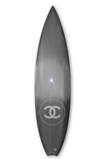 Chanel Surfboard x Philippe Barland Limited Edition Silver Carbon surfboard