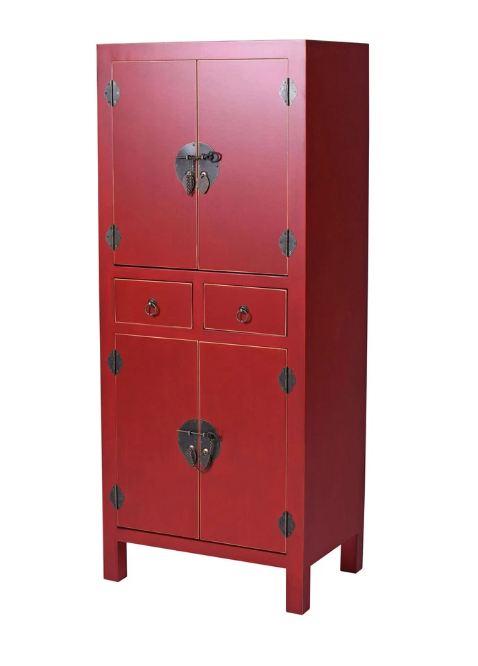 Dielenschrank China Schrank Hochkommode Hochschrank Feng Shui Highboard Orient - Bild 1 von 4