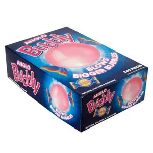 240x Barratt Anglo Bubbly Bubblegum Box Blows Bigger Bubbles - Bild 1 von 2