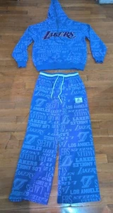 Los Angeles Lakers Boys Girls Purple NBA Hoodie And Pants Size Extra Small - Picture 1 of 7