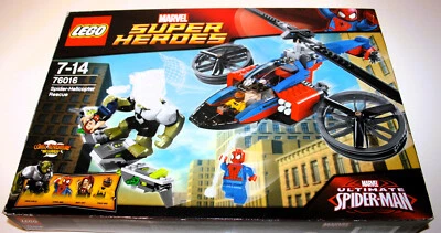 Lego Super Heroes 76016 - Sauvetage en Spider Hélicop - Spider-Helicopter Rescue - Photo 1/4