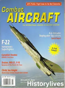 Combat Aircraft V1 N2 F-22 CF-101 Voodoo Canada Intruder MiG Hornet - Picture 1 of 2