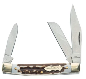 Next Gen Staglon 807UHCP JR 3-Blade 4.8in Folding Knife with 2in Stainless St... - Picture 1 of 6