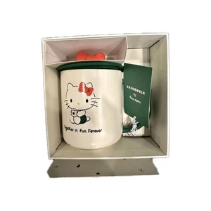 STARBUCKS HELLO KITTY CERAMIC MUG 16 FL. OZ. 2025 - Picture 1 of 4