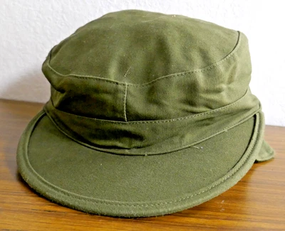 Полевая крышка с козырьком и ушной раковиной, O.D. Зеленый, размер 7 3/4, репродукция - Изображение 1 из 4