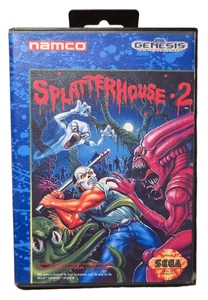 Splatterhouse 2 (Sega Genesis, 1993) ¡Solo cartucho y caja! (Sin manual) - Imagen 1 de 6