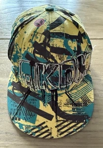 Cappello vintage Akademiks anni 90 dipinto graffiti aderente 7 1/4 - Foto 1 di 6