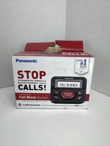 Panasonic KX-TG3101B Anrufsperrgerät - Robocalls stoppen - Open Box - Bild 1 von 4