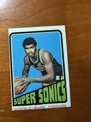 1972 Topps #98  GARFIELD HEARD  RC  Seattle Supersonics  EXMT-NM - Image 1 of 2