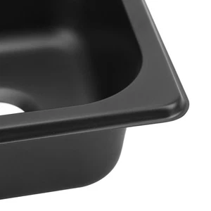Stainless Steel Sink Black Electroplated RV Sink 175 X 160 X 70mm For Caravan - Picture 1 of 12