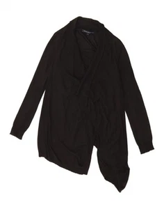 FRENCH CONNECTION Womens Oversized Cardigan Sweater UK 14 Medium Black DK82 - Picture 1 of 4