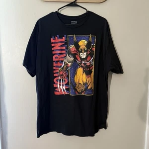 Marvel Wolverine Men’s XL Black Short Sleeve Graphic Print T-Shirt - Picture 1 of 8