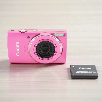 Canon IXY 140 Digital Camera Pink Tested Works w/Battery JP Compact Point Shoot - Image 1 of 4