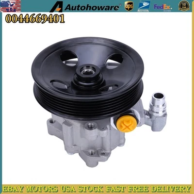 Fits 2006 Mercedes Benz CLS500 CLS55 AMG 0044669401 Power Steering Pump W/Pulley - Imagem 1 de 4