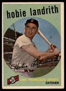 1959 Topps #422 Hobie Landrith VG/EX Very Good/Excellent Giants  ID: 35027 - Picture 1 of 2