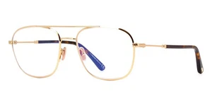 Gafas Tom Ford TF5830-B 028 oro rosa navegador lente bloqueadora azul 54 mm - Imagen 1 de 3