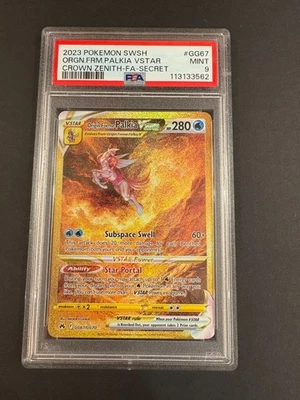 Psa 9 Origin Forme Palkia VSTAR (Secret) GG67/GG70 Crown Zenith Galarian Gallery - Image 1 of 2