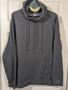 NUEVA ERA POLAR JERSEY SUDADERA CON CAPUCHA Para Hombres XL Gris CORDONES CRUZADO CUELLO BOLSA - Imagen 1 de 9