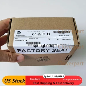 Nuevo Adaptador Sellado 1769-AENTR Compactlogix Ethernet/IP 1769AENTR AB EE. UU. Impuestos Gratuitos - Imagen 1 de 5