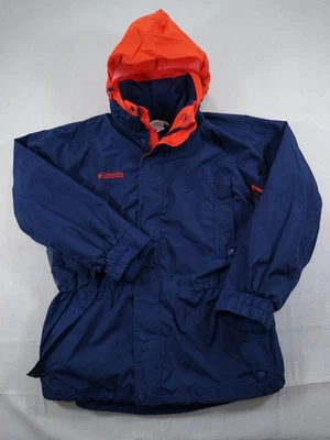 Vintage Columbia Long's Peak Jacket Mens L Blue Orange 3-in-1 Hooded Fleece Read - Image 1 of 4