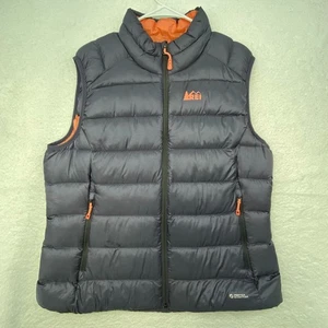 REI Vest Mens XL Black Pertex Quantum Down Primaloft Puffer Packable Outdoors - Picture 1 of 11