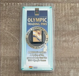 Spilla commerciale olimpica vintage - paese ospitante USA Atlanta Georgia 1996 - Foto 1 di 5