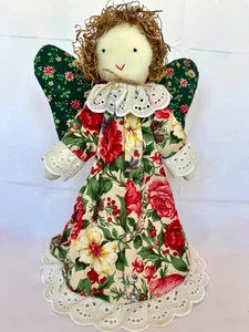Vintage Handmade Christmas Angel Tree Topper or Ornament - Picture 1 of 5