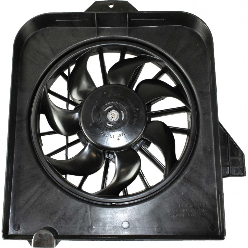 Conjunto de ventilador de refrigeración del radiador lado del conductor para Chrysler Voyager 2001 2002 2003 Foto 1 de 4