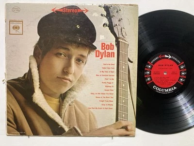 Bob Dylan - Bob Dylan debut S/T LP - 1962 - 6-EYE STEREO - ULTRA RARE!! - Image 1 of 2