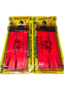 2PK APAREJOS DE IGLESIA TABLAS CEPILLADORAS WALLEYE ESTRIBOR Y PUERTO WALLEYE STRIPER - Imagen 1 de 4
