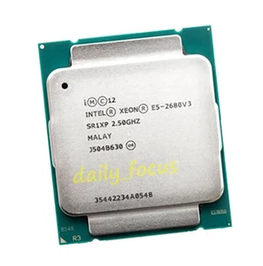 Intel Xeon E5-2680 v3 2.5 GHz LGA2011-3 12 cores SR1XP CPU Processor 30 MB - Afbeelding 1 van 4