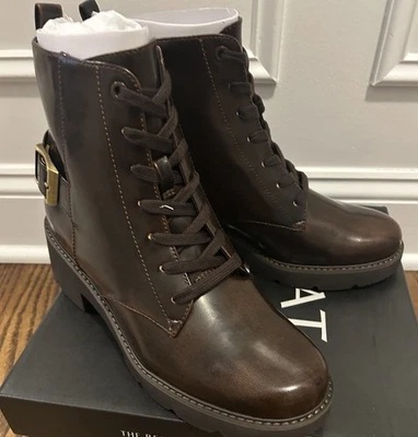 NUEVO Botín de encaje Naturalizer para mujer cabaret marrón oscuro talla 9 nuevo en caja Foto 1 de 4