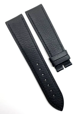 Correa de reloj Piaget 20 mm x 18 mm de piel de becerro negra DZL 20 nueva auténtica OEM Foto 1 de 4