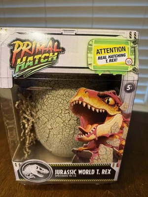 Jurassic World Primal Hatch Interactive T Rex Dinosaur Egg. FREE SHIPPING NEW - Image 1 of 4