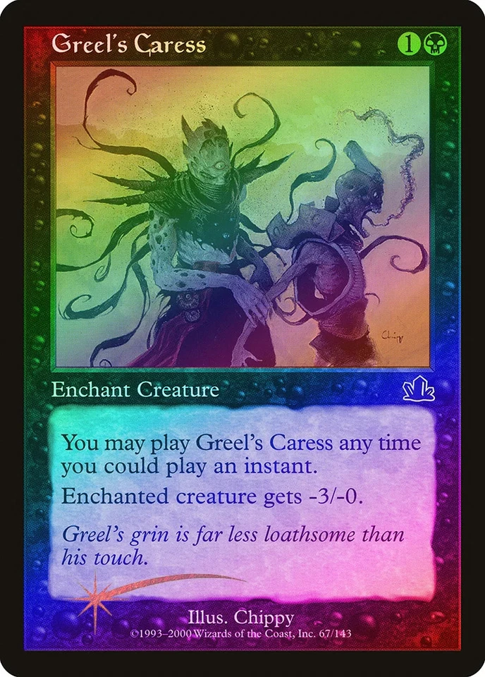 Greel's Caress FOIL Prophecy NM Black Common MAGIC THE GATHERING CARD ABUGames - Image 1 of 1