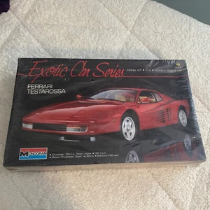 Monogram Exotic Car Series Ferrari Testarossa Modello Kit Scala 1/12 #2803 - Foto 1 di 9