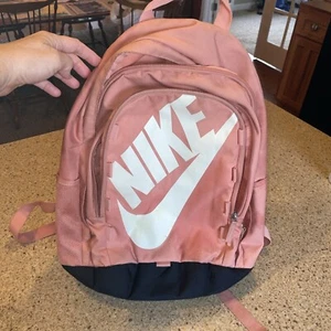 Nike Swoosh Pink/Salmon backpack - Picture 1 of 8