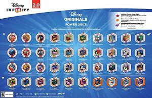 Disney Infinity 2.0 Originals Power Discs Complete Your Set Lot Choose all Need!