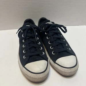 Converse All-Star Low Top Chuck Taylor Suede Leather Twilight Black Size 5M 7W - Picture 1 of 14