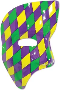 Maschera di plastica fantasma Mardi Gras abito fantasia accessorio costume adulto Halloween - Foto 1 di 1