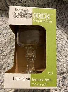 The Original Rednek Margarita Glass Ball Jar Screw on Lid 16 oz New In Box - Picture 1 of 7