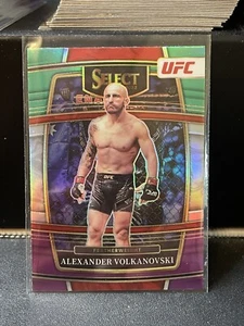 Alexander Volkanovski 2022 Panini Select UFC Concourse Prizm Verde y Púrpura #15 - Imagen 1 de 1