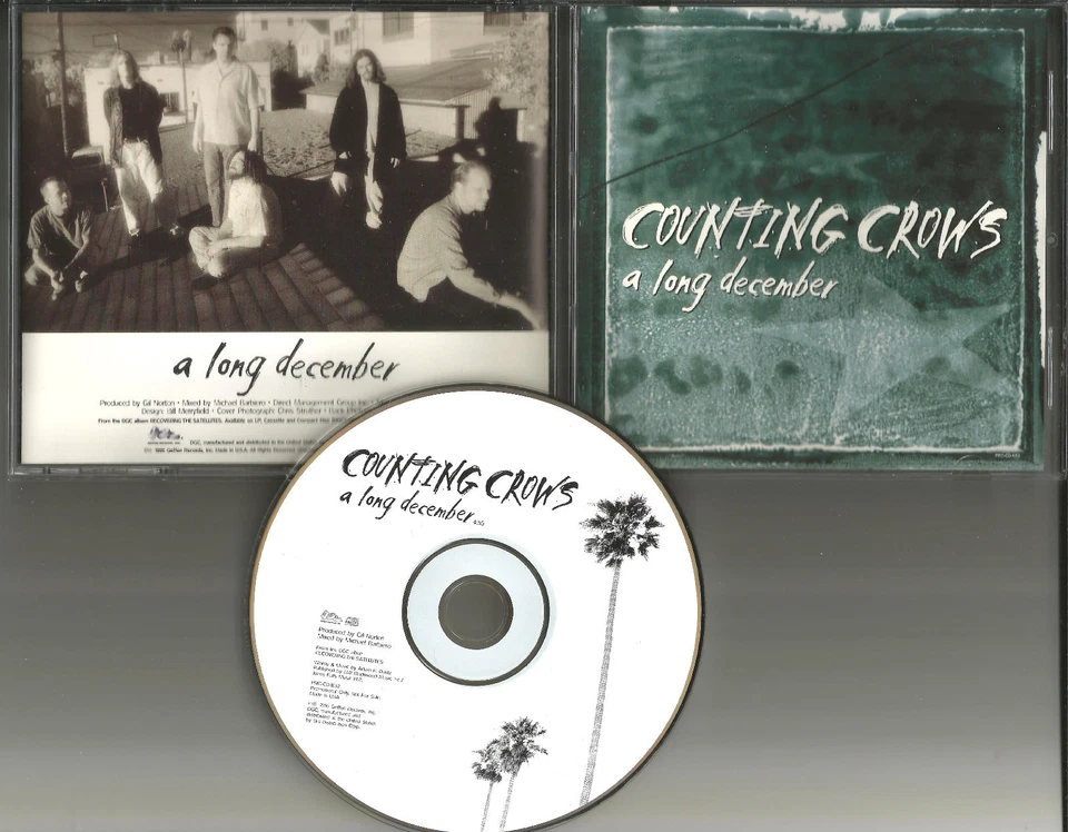 COUNTING CROWS A Long December 1996 USA PROMO Radio DJ CD single MINT PROCD1052 - Image 1 of 1