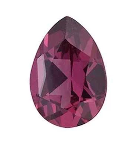 Genuine Natural Rhodolite Garnet AAA Pear Faceted Loose Stones (4x3mm - 10x7mm) - Picture 1 of 1