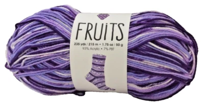 Hilo de calcetín de frutas Premier Yarns “Uva” Foto 1 de 2