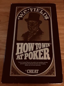 Vintage ~ W.C. FIELDS ~ HOW TO WIN AT POKER 16 ~ WAYS TO CHEAT ~ 1973 Gebraucht!! - Bild 1 von 15