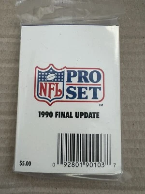 1990 Pro Set NFL Football Final Update Conjunto Selado Cartão Emmitt Smith Rookie - Imagem 1 de 2